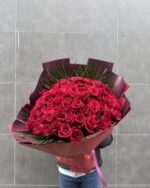 Klasik Aşk – Kırmızı Gül Buketi - Görsel 3