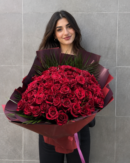Klasik Aşk – Kırmızı Gül Buketi